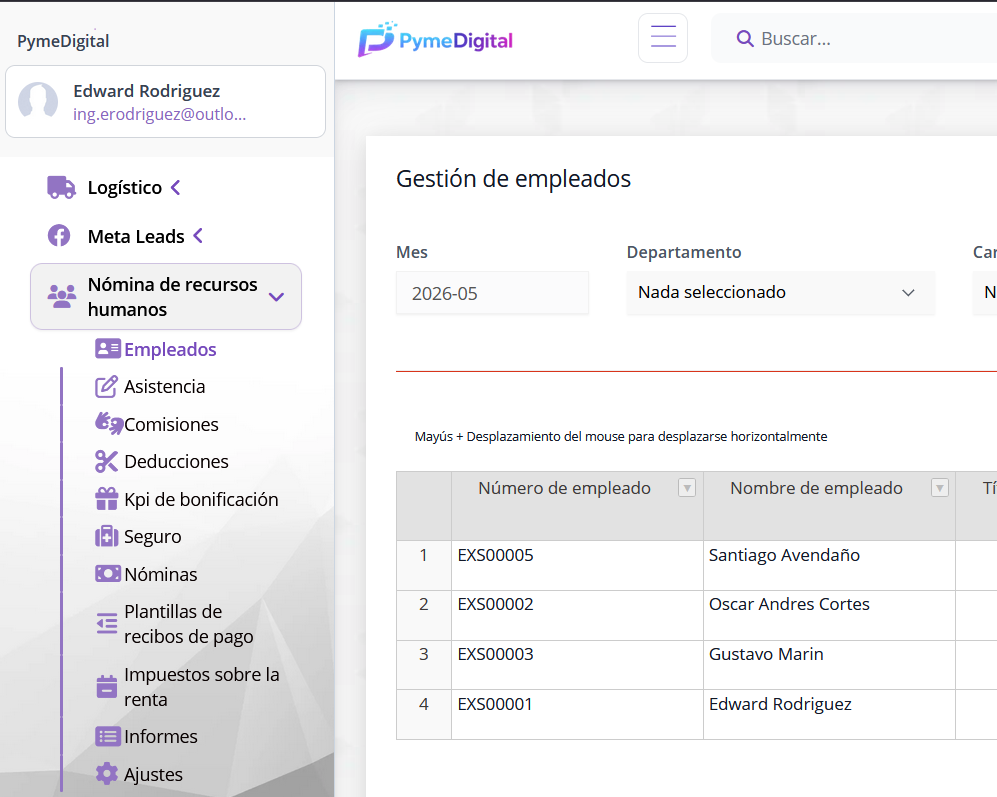 Módulo Básico de Recurso Humano
